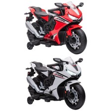 HOMCOM Moto Elettrica per Bambini con Licenza HONDA Batteria 6V Velocità 3km/h