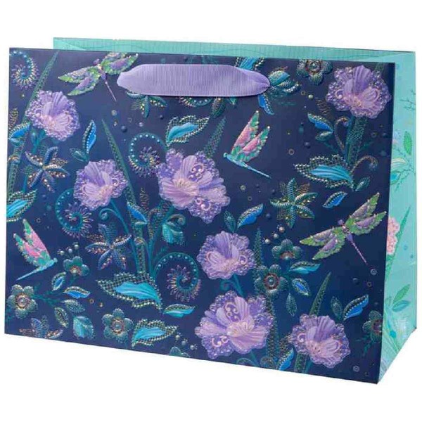 Goldbuch Geschenktasche Turnowsky 25X18X10Cm Nature's Melody Blue-image