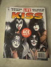 Kiss Life Magazine Remembering Ace Frehley Rock Band Music Vinyl Record LP Album
