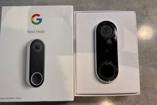 Google Nest Hello Video Doorbell Wired, Black