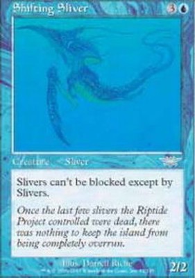 1x Shifting Sliver Light Play, English Legions MTG Magic