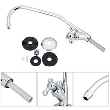1/4'' Zinc Alloy Kitchen Faucet Tap Elegant Chrome RO Drinking Water Filter New