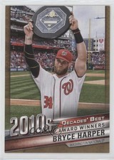 2020 Topps Decades Best Award Winners Gold 33/50 Bryce Harper #DB-96 o7m