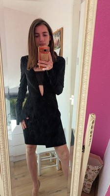 Mugler viscose dress UK8