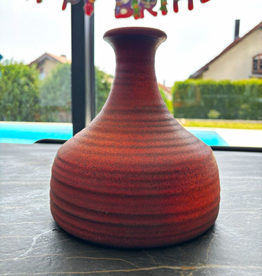 Design, Bodenvase Japandi Wabi Sabi Terrakotta