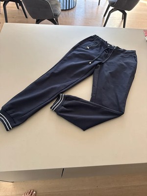 Comma Casual Identity Jogger   Dunkelblau, Micro-Dot, Größe 40, Guter Zustand