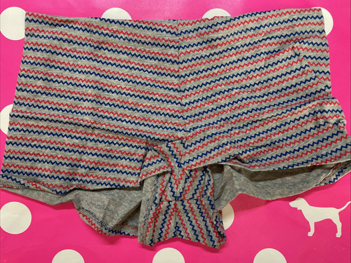 2015 Victoria's Secret PINK Cotton Boyshort Panties M NEW Stripes Vintage VTG