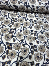 INDIAN Kantha Quilt King Size Bedspread Blanket Hand Block Print Floral quilt