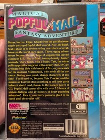 Popful Mail Sega CD with Manual and Insert - Authentic - Tested