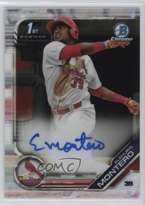 2019 Bowman Chrome Prospect Elehuris Montero #CPA-EM Auto 11b4