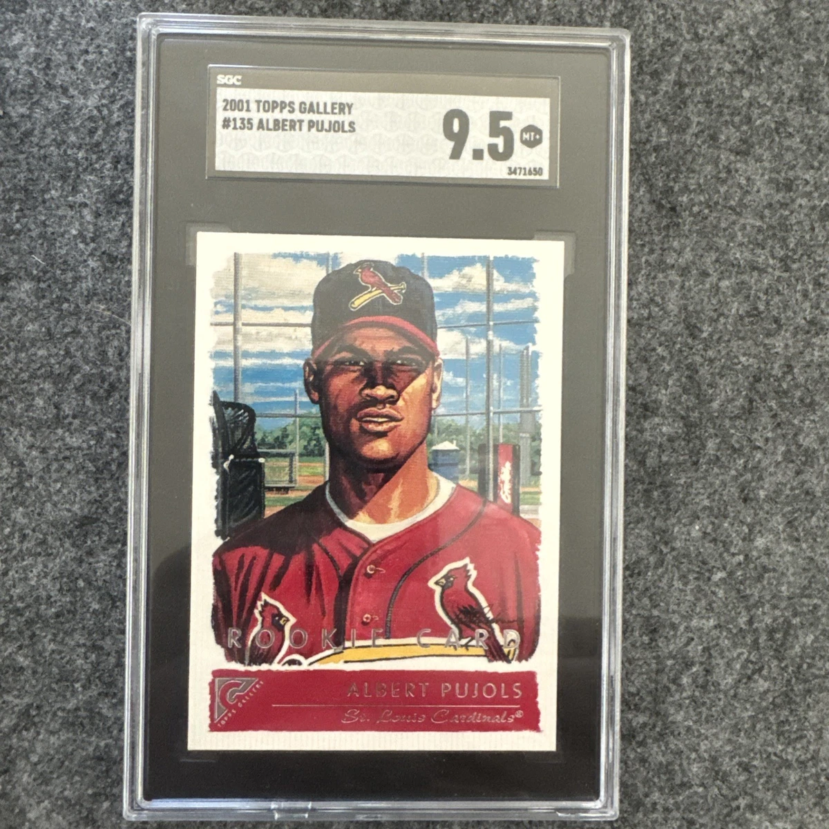 Topps Albert Pujols Grade 9.5 Baseball Sports Trading Cards