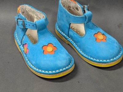 Girls Toddler Mod8 Brown Leather Mary Jane Shoes Size 21 EU