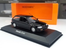 Maxichamps/Minichamps 1:43 scale Honda Civic 1990 Black (PMA 940161501)