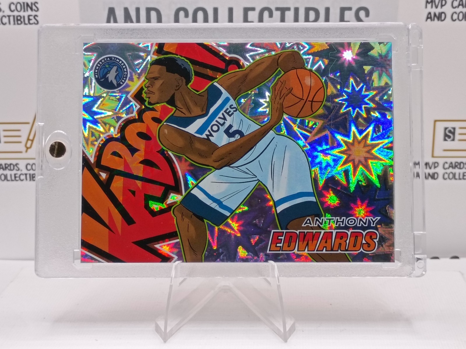 2024-25 Panini Revolution ANTHONY EDWARDS Horizontal KaBOOM! SSP Minnesota 📈📈