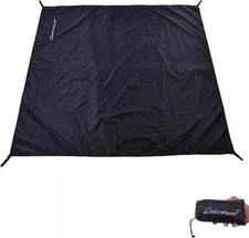 Clostnature Tent Footprint - 2 Person(87'' x 59''), Black 
