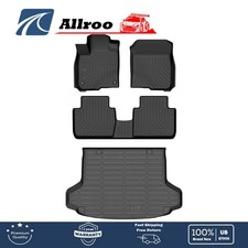 New For Honda Hr-v 2023-2026 Car Floor Mats Cargo Liner Black Rubber Durable