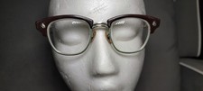 Vintage American Optical Safety Glasses Eyeglasses Horn Rimmed Frames