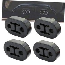 4 Pcs Car Exhaust Hanger,2 Holes Rubber Insulator Bushing Mount,Vehicle