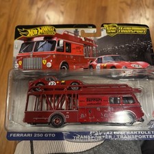 2025 Hot Wheels Team Transport Ferrari 250 GTO and Fiat 642 RN2 Bartoletti