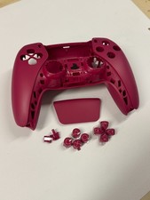 Replacement OEM RED Full Set Shell with Custom Buttons For ps5 Controller