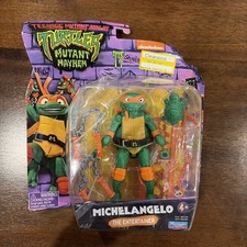 TMNT Teenage Mutant Ninja Turtles Mutant Mayhem Michelangelo Action Figure NEW