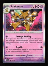 Carta Pokemon Alakazam 082/167 Holofoil Mascherata Crepuscolare -B10