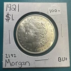 1921 P Morgan Dollar $1 US Mint Silver BU MS Uncirculated Blast White 1921-P