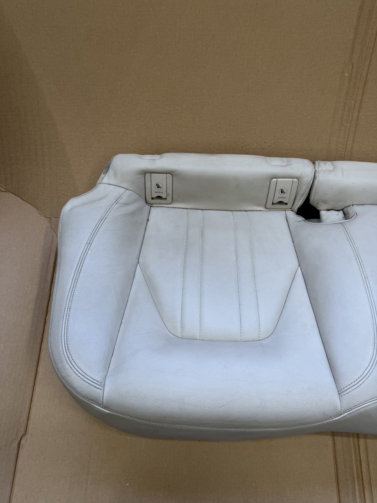 2014-2017 Maserati Ghibli Back Rear Seat Bottom Leather Beige  OEM