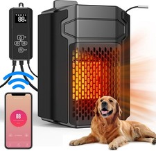 PETNF Dog House Heater Outdoor with Thermostat,500W Dog Heater WIFI APP Remote