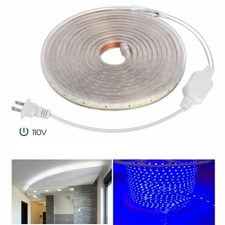 328ft 110v 5050 Led Strip Light Flexible Tape Home Outdoor Waterproof Led Rope