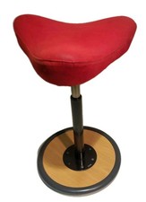 STOKKE MOVE COMPACT SUPPORTO IN PIEDI SGABELLO SEDIA MOBILE SGABELLO A PENDOLO ROSSO 