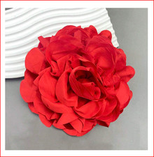 Extra Large Fabric Flower Brooch Pin