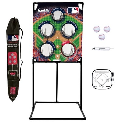 Franklin Sports Mlb Baseball - Mlb Deluxe Kids Baseball Throwing Set - Fun