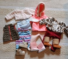 Our Generation 18 Doll Winter Clothes Lot Of 11 Pieces