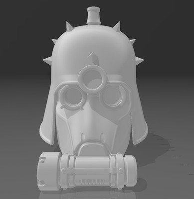 Mobian 6th Helmet (Raw 3d Print)