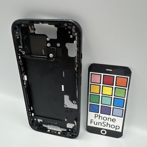 Genuine Apple iPhone 15 Mid Frame Chassis Black Sold As In C Grade Condition
