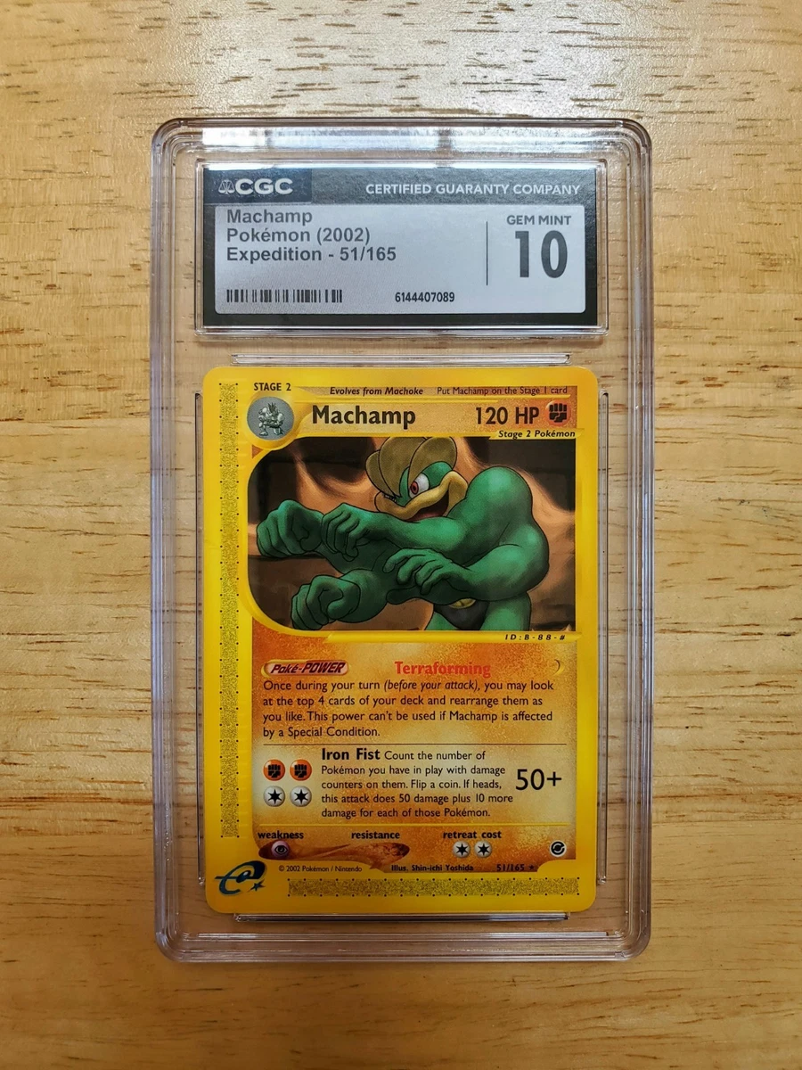 Machamp Pokémon TCG Grade 10 Rare Individual Collectible Card Game