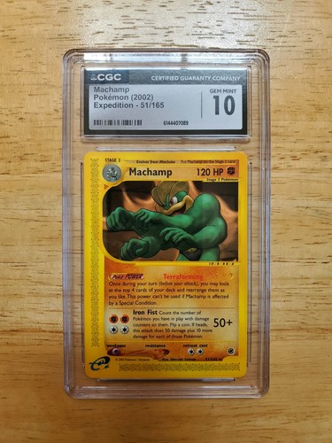 Machamp graded CGC 10 for sale on eBay