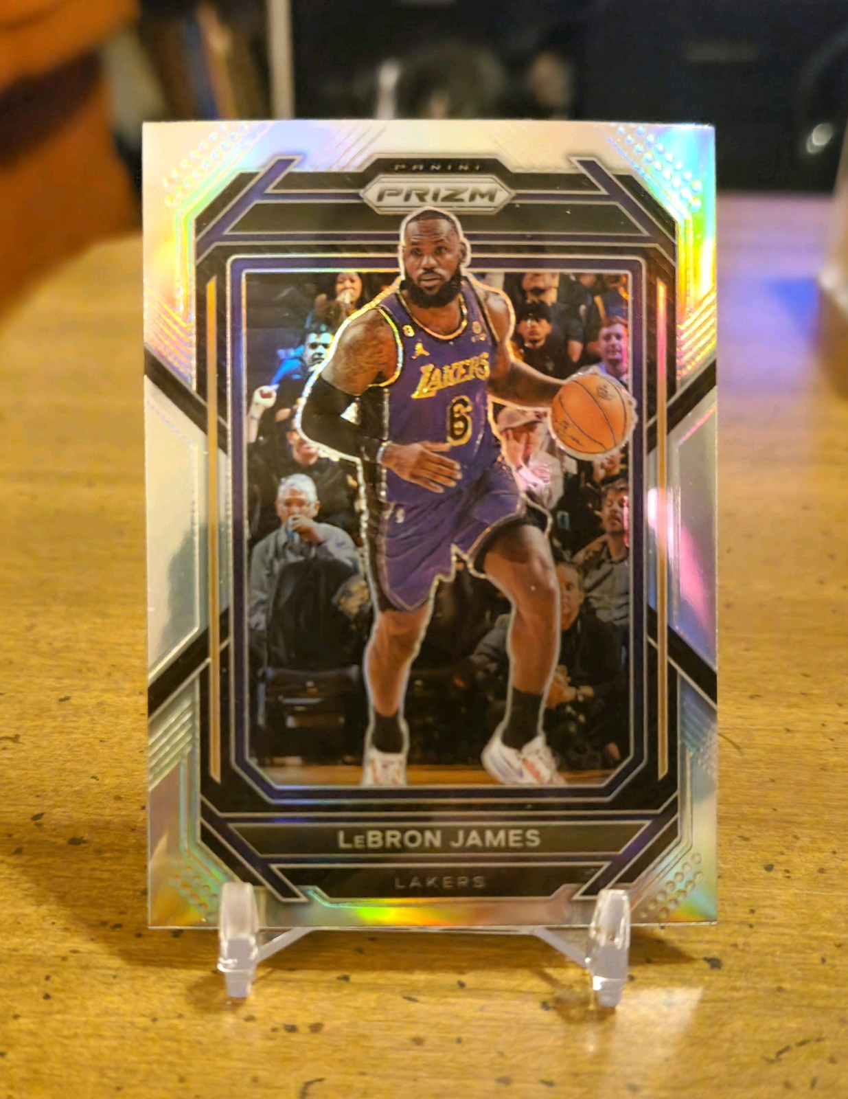 2022-23 Panini Prizm LeBron James Silver Prizm #134 - Los Angeles Lakers