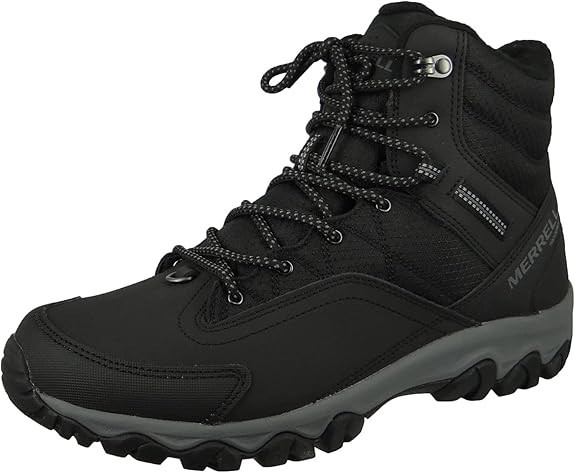 MERRELL Thermo Akita Mid Impermeabile Uomo Taglia 13 Colore: Nero