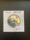 1963 Proof Silver Franklin Half Dollar