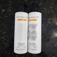 The Nue Co Hair Supa Thick Shampoo Conditioner  8.45 Fl Oz Growth & Density Pump