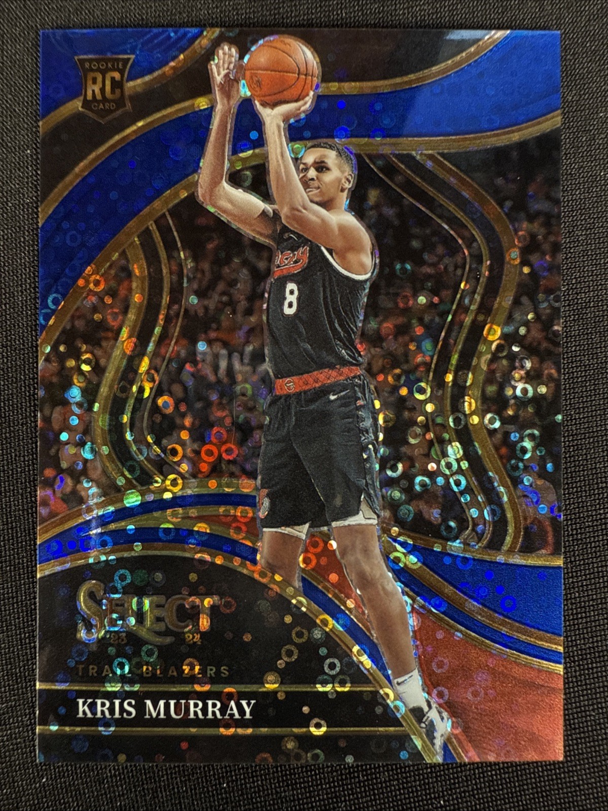 Kris Murray Rookie Card RC 2023-24 Select Courtside Blue Disco Prizm /25 #277