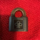 Yale Vintage Padlocks Lot of 2 Red and Bronze with Key for 1 Collectible — photo 4