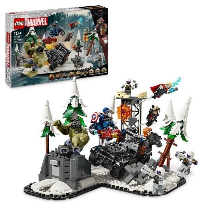 LEGO Marvel 76291 Avengers jouet de construction L'ère d'Ultron avec minifigurines