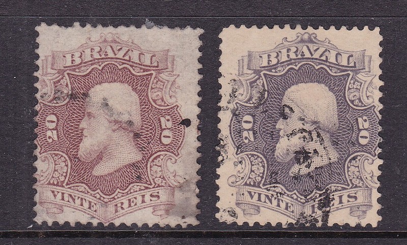 BRAZIL ^^^^^^1856    sc$ 54,54a   used       CLASSICS  hcv@x xxxxxdco1906bza