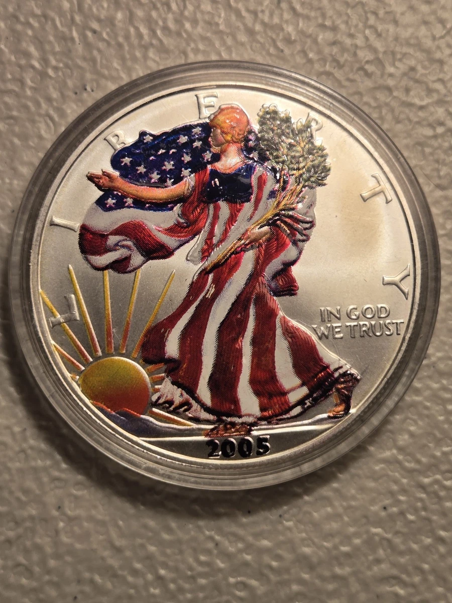 Colorized Silver Eagle for sale | eBay
