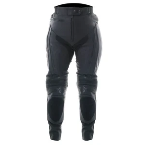 Frank Thomas Dynamic Ii Ladies Leather Motorcycle Jeans Black