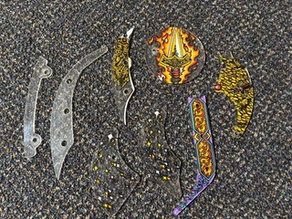 1996 WILLIAMS 7 PIECES OF TALES OF THE ARABIAN KNIGHT PLASTICS USED WITH BONUS