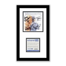 Megadeth Autographed Signed Framed CD Megadeth ACOA